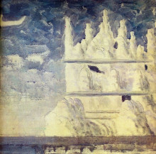 Репродукция картины "путешествие королевича (iii)" художника "чюрлёнис микалоюс"