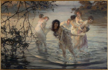 Картина "dancing nymphs" художника "шабас поль эмиль"