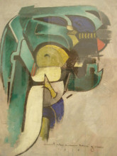Картина "painting iv (mechanical abstraction)" художника "шамберг мортон"