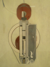 Копия картины "painting viii (mechanical abstraction)" художника "шамберг мортон"