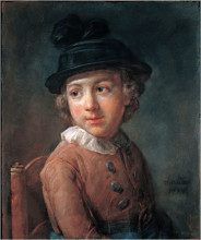 Картина "portrait of a child" художника "шарден жан батист симеон"