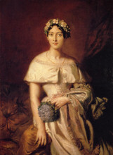 Копия картины "portrait de mlle de cabarrus" художника "шассерио теодор"