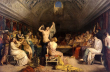 Картина "the tepidarium" художника "шассерио теодор"