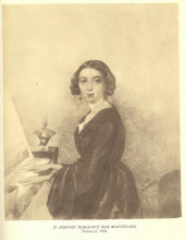 Картина "portrait of the unknown woman near piano" художника "шевченко тарас"