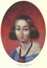 Копия картины "portrain of g. i. zakrevska" художника "шевченко тарас"