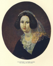 Репродукция картины "portrait of e. v. keykuatova" художника "шевченко тарас"