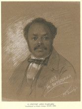Картина "portrait of ira aldridge" художника "шевченко тарас"