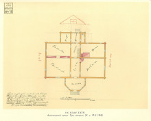 Картина "architectural project of private house. plan." художника "шевченко тарас"