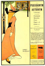 Картина "publicity poster for &#39;the yellow book&#39;" художника "бёрдслей обри"