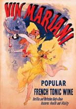 Репродукция картины "vin mariani" художника "шере жюль"