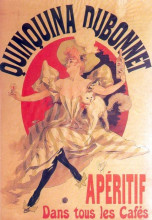 Копия картины "quinquina dubonnet" художника "шере жюль"