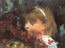 Картина "portrait of a child" художника "шерфбек хелена"