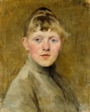Копия картины "self-portrait" художника "шерфбек хелена"