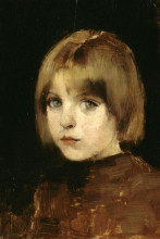 Копия картины "portrait of a girl" художника "шерфбек хелена"