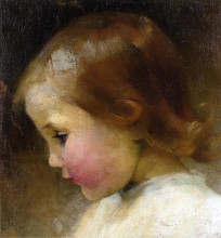 Копия картины "portrait of a girl" художника "шерфбек хелена"