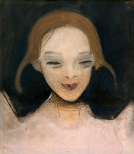 Картина "smiling girl" художника "шерфбек хелена"