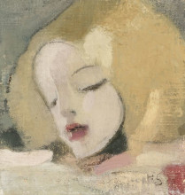 Репродукция картины "portrait of a girl" художника "шерфбек хелена"