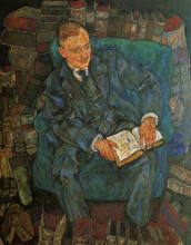 Репродукция картины "portrait of dr. hugo koller" художника "шиле эгон"