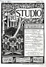 Копия картины "the cover of the studio volume 1" художника "бёрдслей обри"