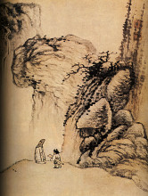 Копия картины "nostalgic walk" художника "шитао"
