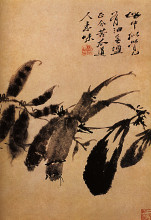 Копия картины "vegetable gardens" художника "шитао"