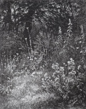 Копия картины "лесные цветы" художника "шишкин иван"