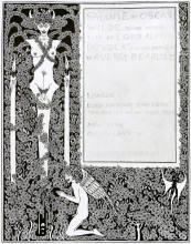 Репродукция картины "title page" художника "бёрдслей обри"
