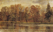 Копия картины "золотая осень" художника "шишкин иван"