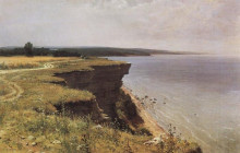Копия картины "у берегов финского залива (удриас близ нарвы)" художника "шишкин иван"