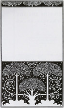 Репродукция картины "title page of grey ross" художника "бёрдслей обри"