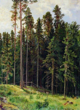Картина "лес" художника "шишкин иван"