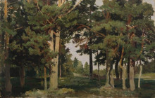 Картина "лес" художника "шишкин иван"