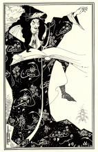 Картина "design for a frontispiece to &#39;virgilius the sorcerer&#39;" художника "бёрдслей обри"