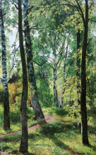 Копия картины "лиственный лес" художника "шишкин иван"