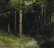 Копия картины "лес" художника "шишкин иван"
