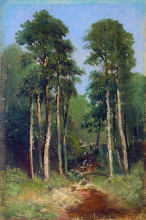 Копия картины "лесной ручей" художника "шишкин иван"