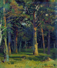 Копия картины "лес, сосны" художника "шишкин иван"