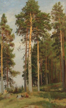 Копия картины "сосны, освещенные солнцем" художника "шишкин иван"