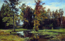Копия картины "березовый лес" художника "шишкин иван"