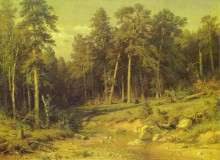 Картина "сосновый бор. мачтовый лес в вятской губернии" художника "шишкин иван"