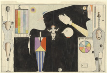 Картина "the figural cabinet (das figurale kabinett)" художника "шлеммер оскар"