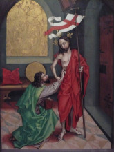 Копия картины "altar (of omgeving)" художника "шонгауэр мартин"