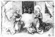 Репродукция картины "christ&#39;s birth" художника "шонгауэр мартин"