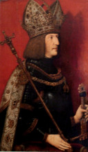 Репродукция картины "portrait of maximilian i (1459-1519)" художника "штригель бернхард"