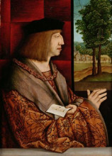 Репродукция картины "emperor maximilian i (1459-1519)" художника "штригель бернхард"