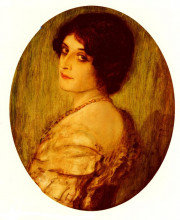 Картина "female portrait" художника "штук франц фон"