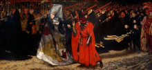 Картина "richard, duke of gloucester, and the lady anne" художника "эбби эдвин остин"