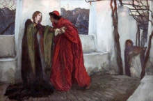 Репродукция картины "o mistress mine, where are you roaming..." художника "эбби эдвин остин"