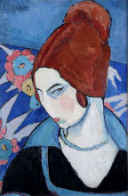 Картина "self portrait" художника "эбютерн жанна"