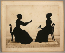 Картина "lucinda carpenter, tweeter and abigail forrester" художника "эдуар огюст"